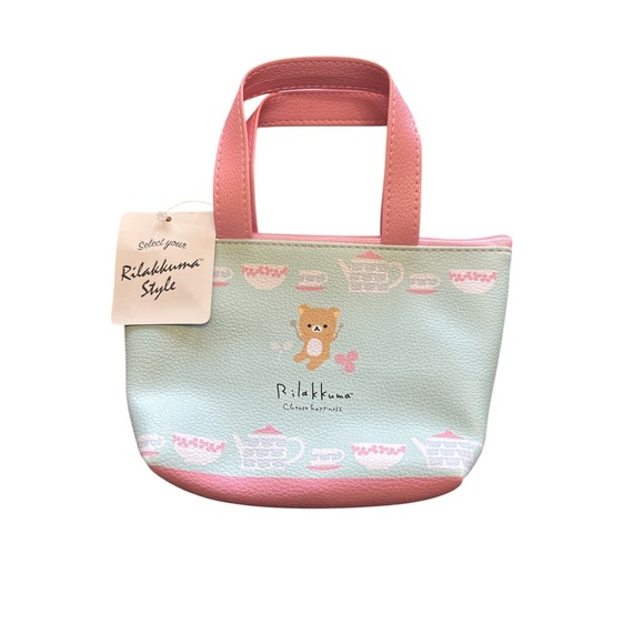 Girls Rilakkuma NWT Purse Pink and Light‎ Blue - Picture 1 of 5